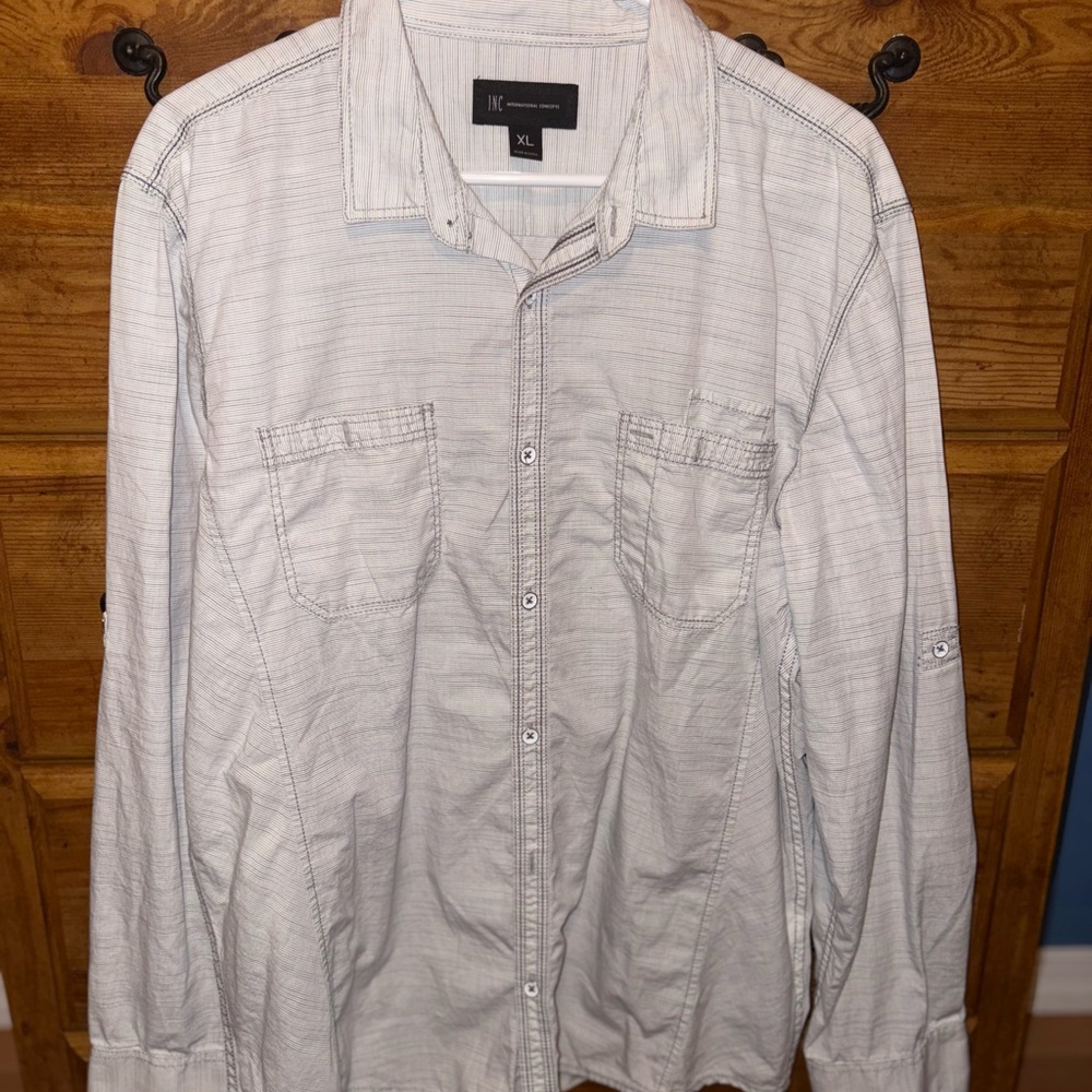 INC International Concepts Striped Shirt